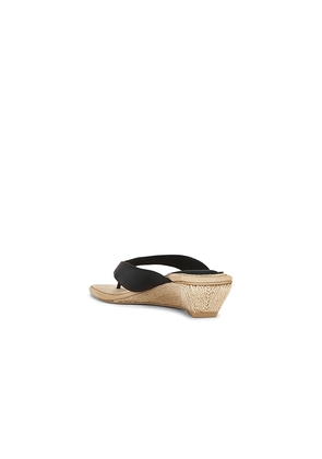 Rag & Bone Jo Thong Wedge Sandal in Black. Size 36. Also in 37, 38, 41.