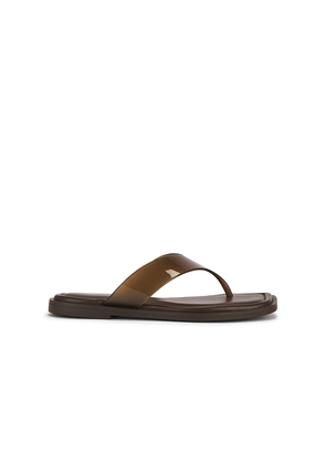 Rag & Bone Gracie Jelly Thong in Brown. Size 36. Also in 37, 38, 39, 40, 41.
