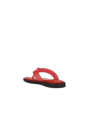 Rag & Bone Gracie Jelly Thong in Red. Size 36. Also in 39.