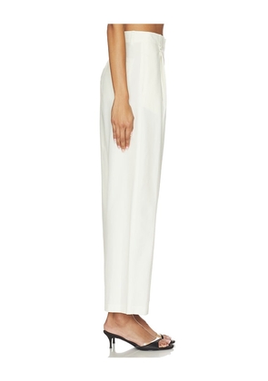 The Sei Pintuck Trouser in Cream. Size 0. Also in 8.