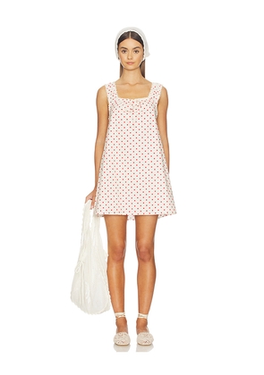 WeWoreWhat Baby Doll Dress in Ivory,Red. Size S. Also in XS, M, L, XL.
