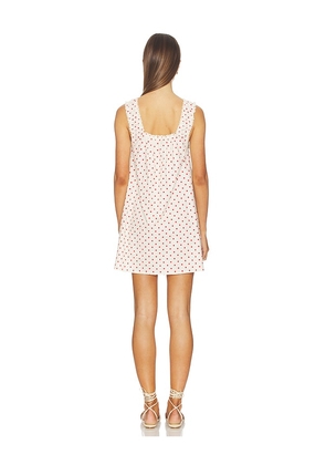 WeWoreWhat Baby Doll Dress in Ivory,Red. Size S. Also in L, M, XL, XS.