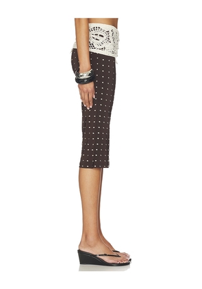 SIEDRES Gianna Pant in Brown. Size XS. Also in L, M, S.