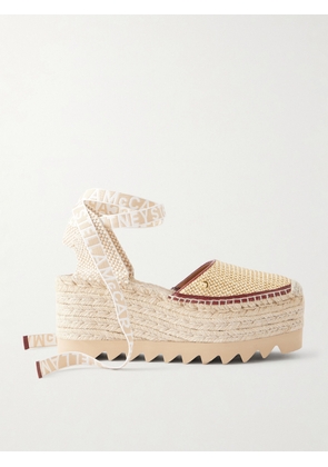Stella McCartney - Gaia Espadrille Wedges - Neutrals - IT35,IT36,IT37,IT38,IT39,IT40,IT41