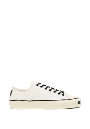 KAMIYA logo-patched canvas sneakers - White
