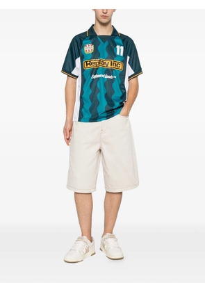 Replay logo-print T-shirt - Blue