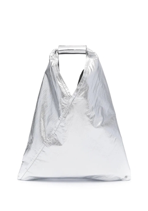 MM6 Maison Margiela Japanese metallic tote bag - Silver