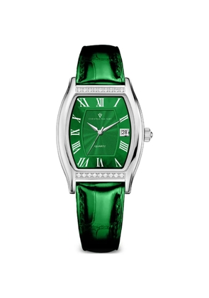 CHRISTIAN VAN SANT Gemma 34mm watch - Green