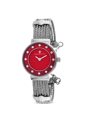 CHRISTIAN VAN SANT Cavo 28mm watch - Red
