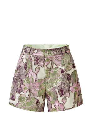 Shanghai Tang jacquard shorts - Neutrals