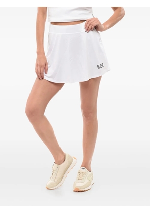 Giorgio Armani Ventus7 tennis elastic-waistband mini skirt - White