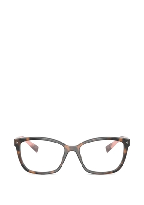 Prada Eyewear tortoiseshell-effect glasses - Brown