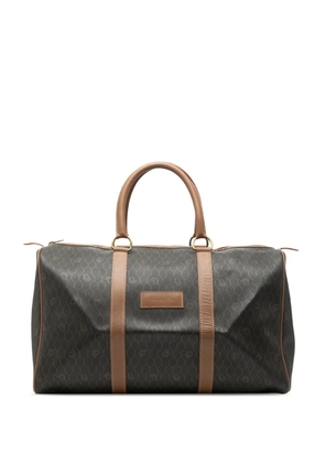 Christian Dior Pre-Owned 20th Century Honeycomb Coated Canvas travel bag - Black