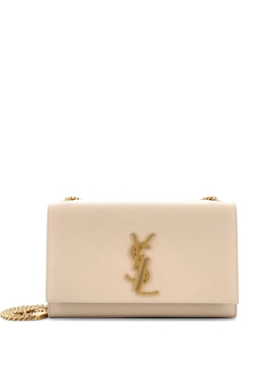 Saint Laurent Pre-Owned Classic Monogram Grainy Leather Medium crossbody bag - Neutrals