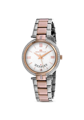 OCEANAUT Amaya crystal-embellished 36mm watch - White