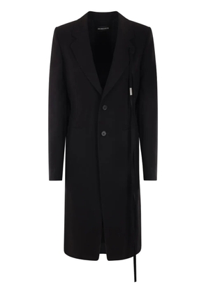 Ann Demeulemeester Alea detachable-strap coat - Black