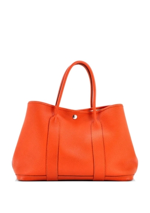 Hermès Pre-Owned Garden Party Tote Leather with Printed Interior 36 satchel - Orange
