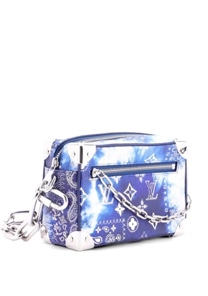 Louis Vuitton Pre-Owned Soft Trunk Bag Limited Edition Monogram Bandana Leather Mini shoulder bag - Blue