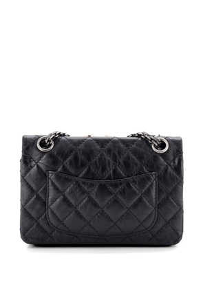 CHANEL Pre-Owned Lucky Charms Reissue 2.55 Flap Bag Quilted Aged Calfskin 224 shoulder bag - Black