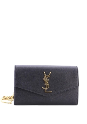 Saint Laurent Pre-Owned Uptown Chain Wallet Leather crossbody bag - Black