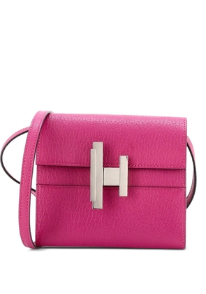 Hermès Pre-Owned Cinhetic To Go Wallet Chevre Mysore Mini crossbody bag - Pink
