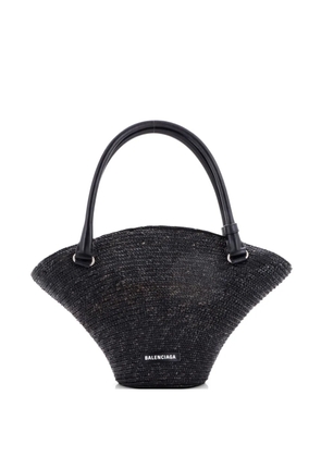 Balenciaga Pre-Owned Beach Raffia Medium tote bag - Black
