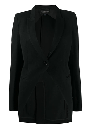 Ann Demeulemeester Cavalier single-breasted blazer - Black