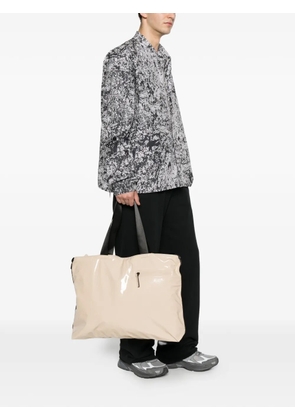Rains Dash Messenger glossy-finish tote bag - Neutrals