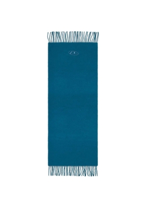 Diesel Oval D jacquard scarf - Blue