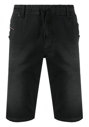 Diesel drawstring-waist denim shorts - Black