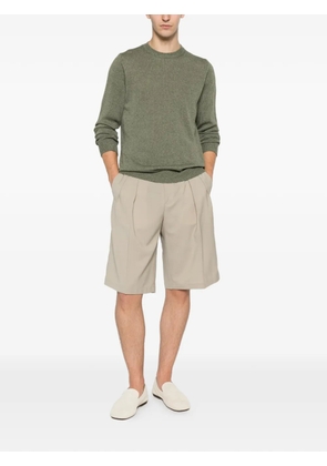 Jeordie's ribbed-knit sweater - Green