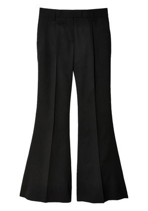 Prada flared wool trousers - Black