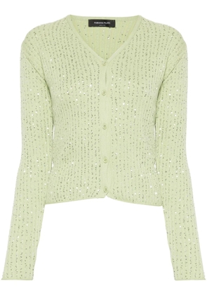 Fabiana Filippi sequin-embellished cardigan - Green
