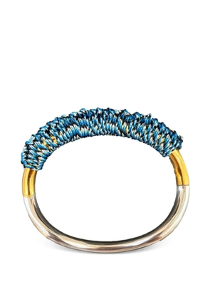Charlotte Chesnais fabric wave bracelet - Silver