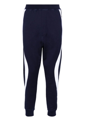 DSQUARED2 Dean contrasting-trim track pants - Blue
