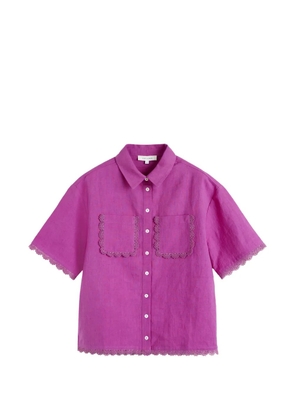 Chinti & Parker scallop-trim shirt - Pink