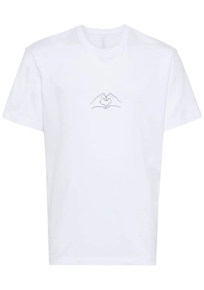 Neil Barrett graphic-print cotton t-shirt - White