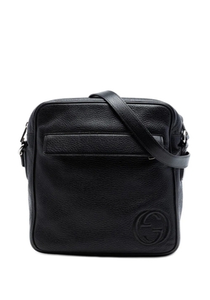 Gucci Pre-Owned 2016-2025 Medium Pebbled Calfskin Soho Messenger Bag crossbody bag - Black
