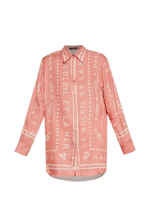 Balmain graphic-print shirt - Pink