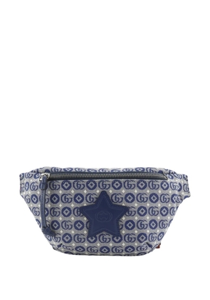 Gucci Pre-Owned 2016-2026 Kids GG Canvas Star Web belt bag - Blue