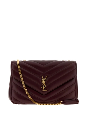 Saint Laurent quilted chain shoulder bag - Red
