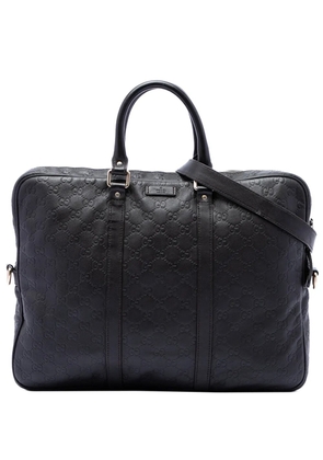 Gucci Pre-Owned 2016-2026 Guccissima business bag - Brown