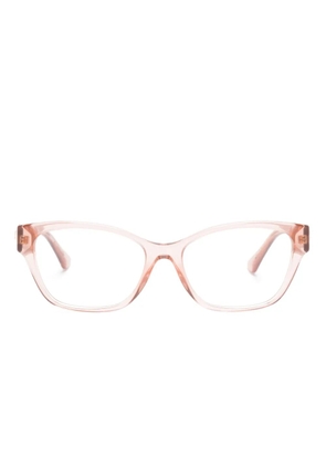 Versace Eyewear Medusa-plaque cat-eye glasses - Pink