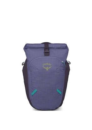 Osprey grid-pattern roll-top backpack - Purple
