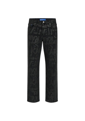 Karl Lagerfeld Jeans logo-print jeans - Black