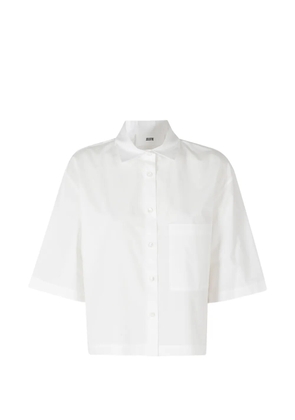 SOLOTRE cropped shirt - White