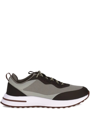 Loro Piana mesh-panel lace-up sneakers - Brown