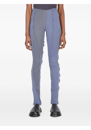 rusfrcade colour block seam trousers - Blue
