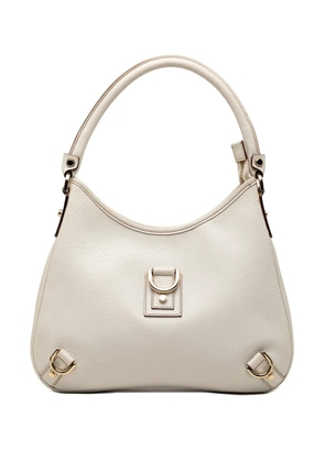 Gucci Pre-Owned 2000-2015 Calfskin Abbey D Ring shoulder bag - White