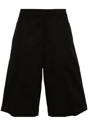 Neil Barrett mid-rise cotton chino shorts - Black